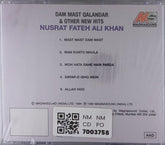 Nusrat Fateh Ali Khan - Dam Mast Qalandar & Other New Hits (CD)